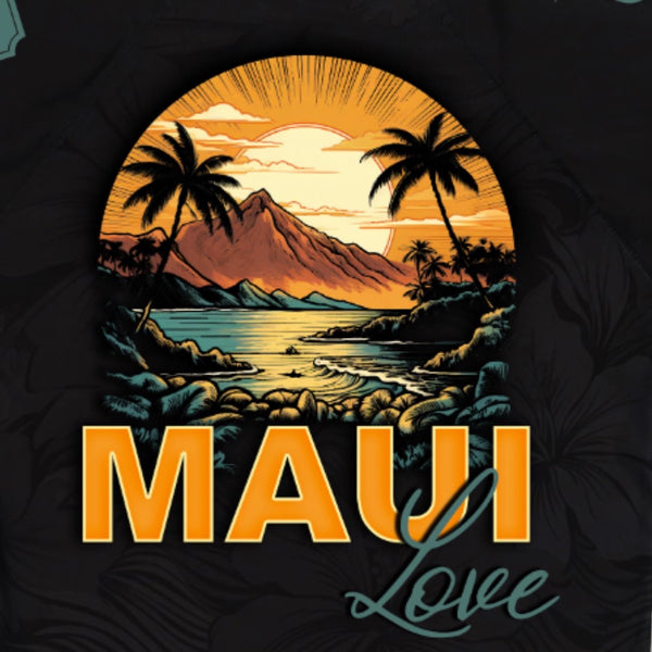 Tom DeBlass Maui Love (Green) rash guard