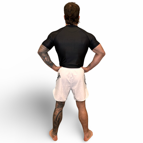 Epic Grappling Shorts 2.0 (Elastic Waistband) Ghost White