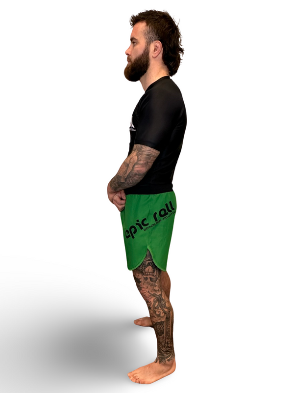 Epic Grappling Shorts 2.0 (Elastic Waistband) Sage