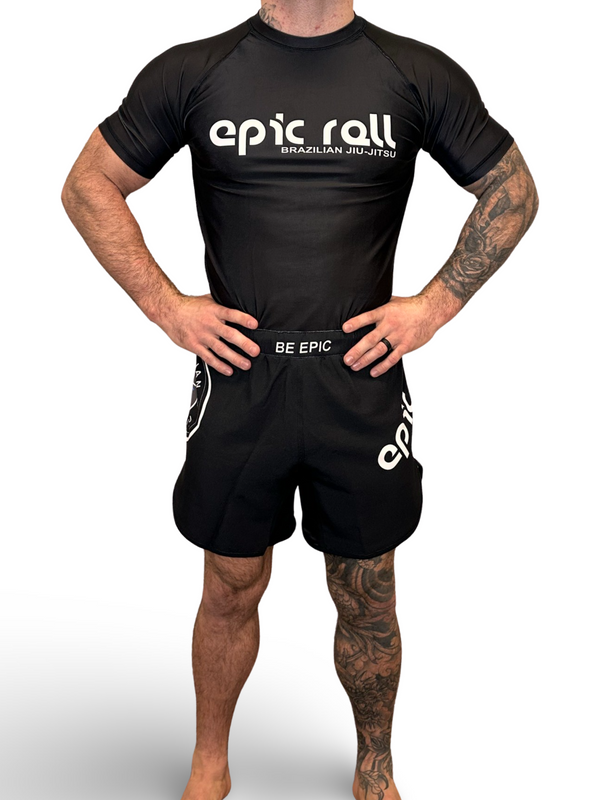 All Black (Classic Logo) rash guard