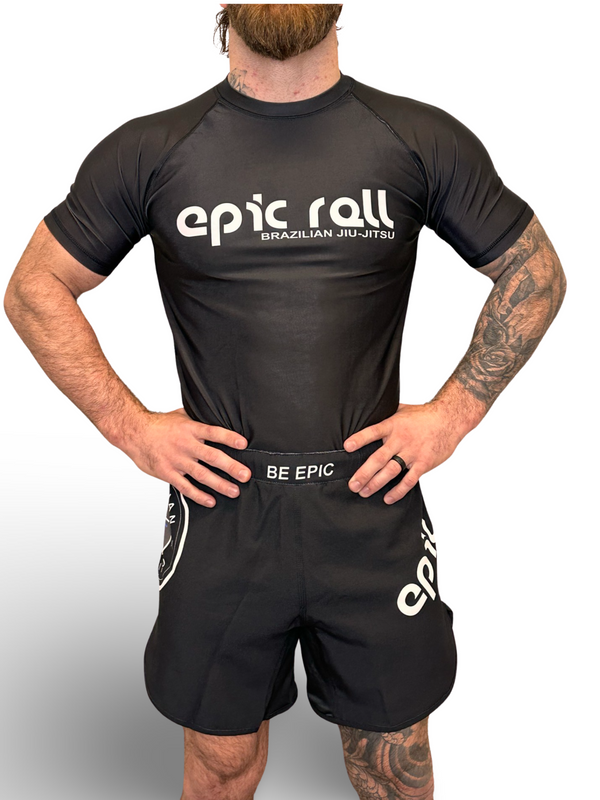 All Black (Classic Logo) rash guard