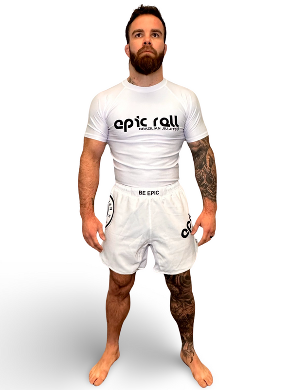 All White (Classic Logo) rash guard