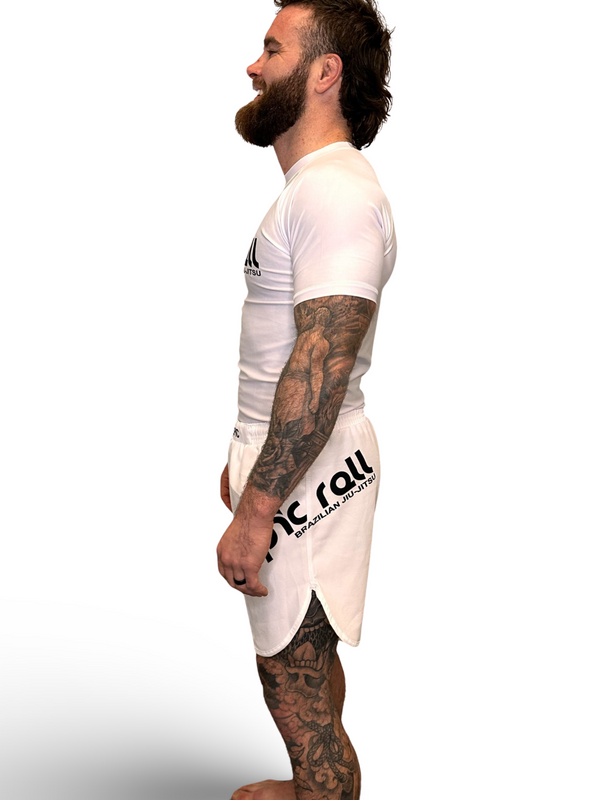 All White (Classic Logo) rash guard