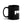 Load image into Gallery viewer, PGF Black Glossy Mug (whte)