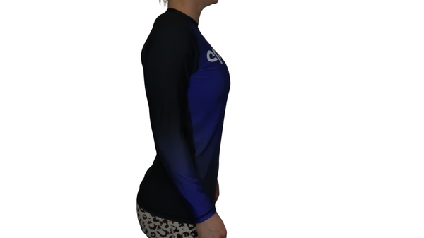 Faded Ranked Rash Guards (Blue Belt)