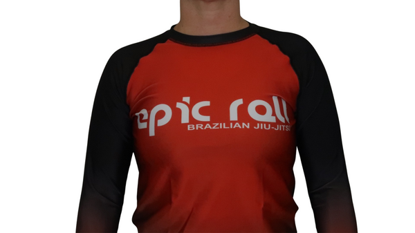 Faded Ranked Rash Guards (Black Belt)