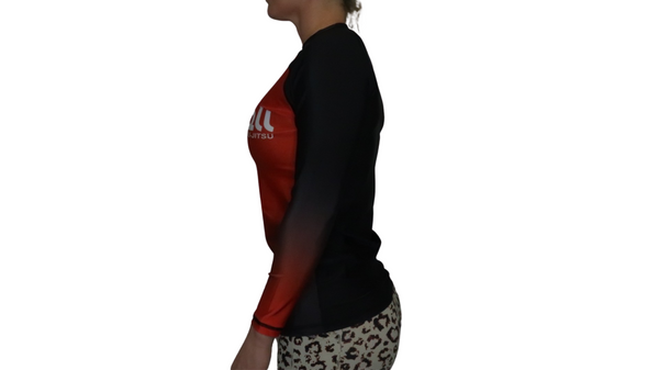 Faded Ranked Rash Guards (Black Belt)