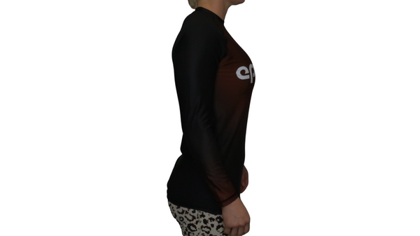 Faded Ranked Rash Guards (Brown Belt)