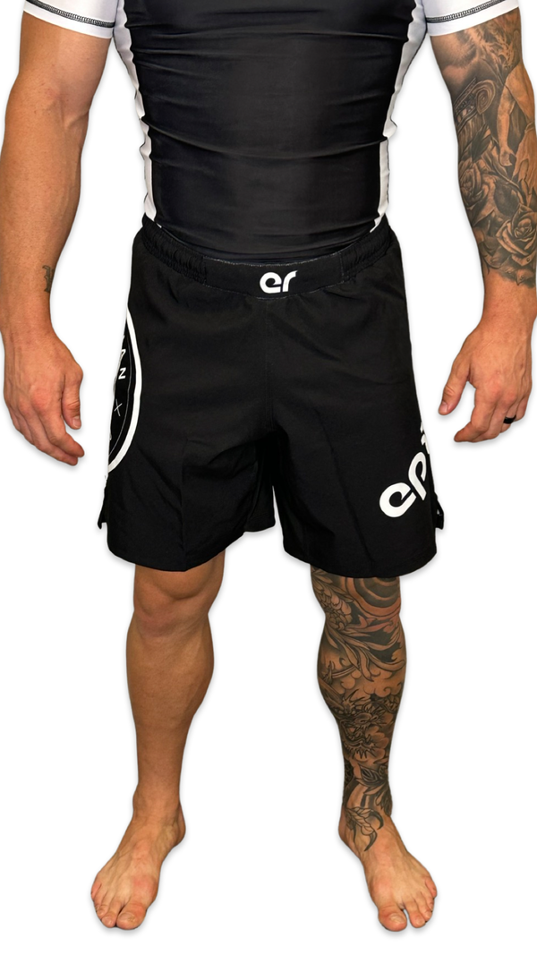 Epic Grappling Shorts (Elastic Waistband) Matte Black