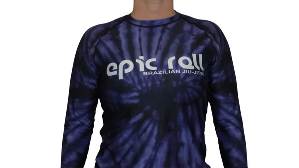 Epic Tie Dye Rash guard (Purple Haze) Long Sleeve