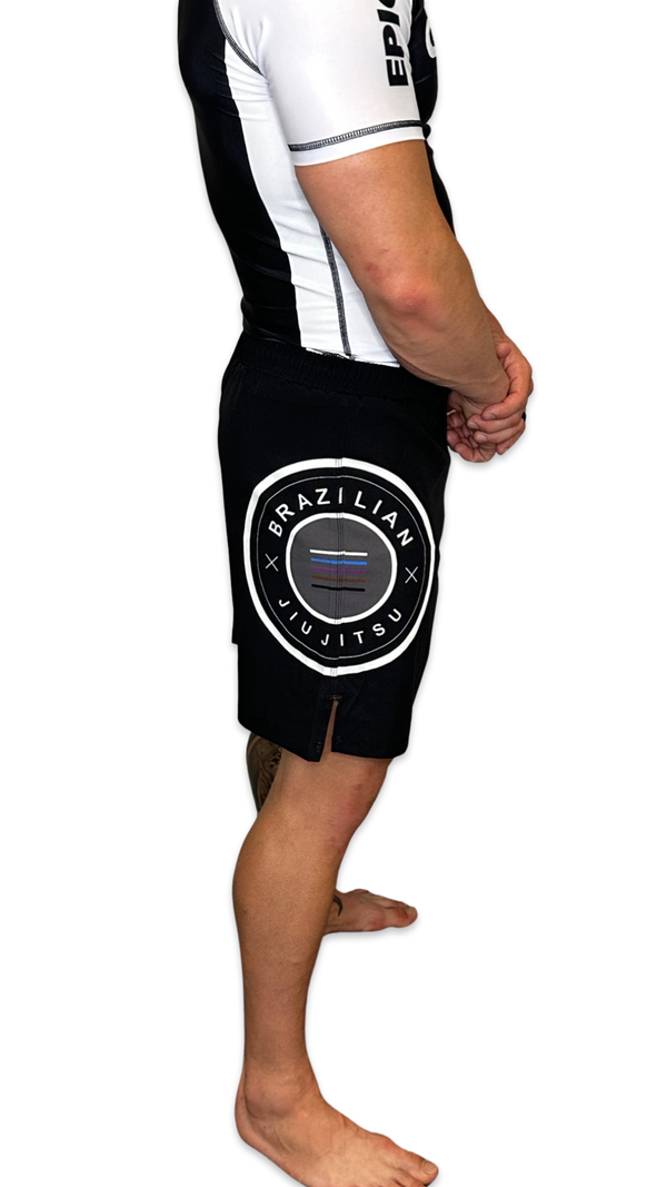 Epic Grappling Shorts (Elastic Waistband) Matte Black