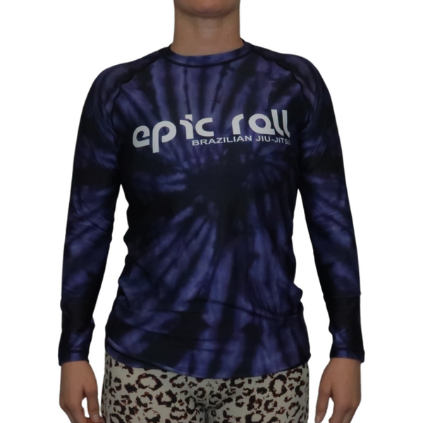 Epic Tie Dye Rash Guard (Purple Haze) Long Sleeve