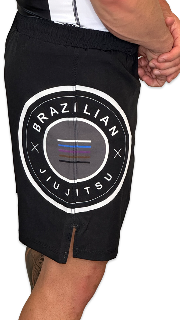 Epic Grappling Shorts (Elastic Waistband) Matte Black