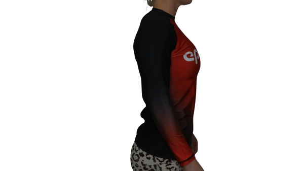 Faded Ranked Rash Guards (Black Belt)