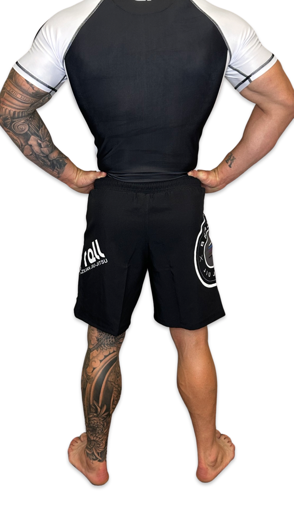 Epic Grappling Shorts (Elastic Waistband) Matte Black