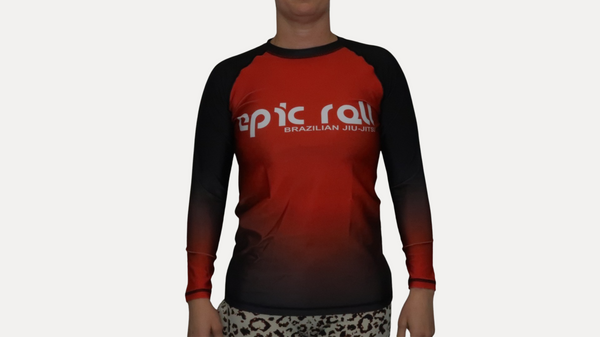 Faded Ranked Rash Guards (Black Belt)