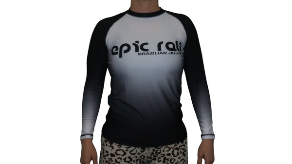 Faded Ranked Rash Guards (White Belt)