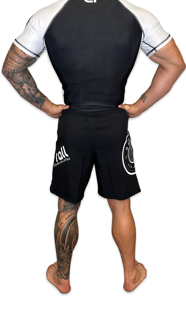 Epic Grappling Shorts (Elastic Waistband) Matte Black