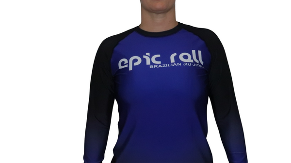 Faded Ranked Rash Guards (Blue Belt)