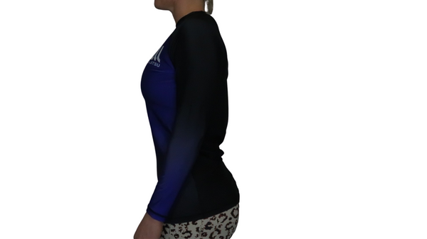 Faded Ranked Rash Guards (Blue Belt)