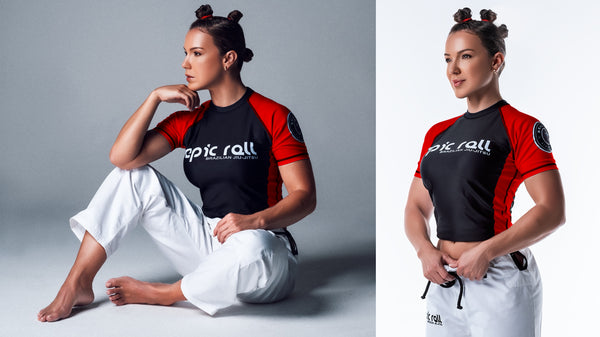 Ranked Short Sleeve Rash guards (Black belt)