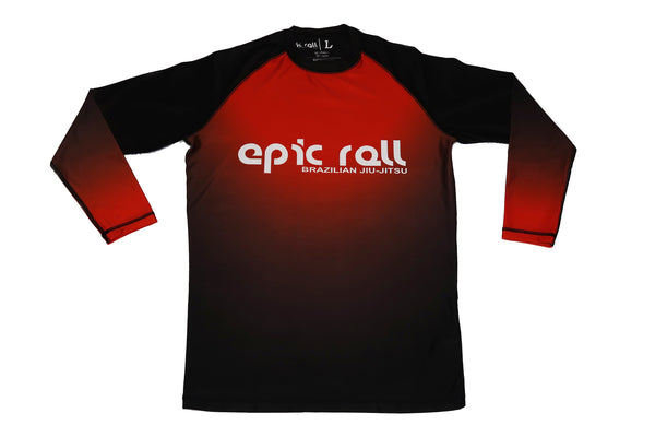 Faded Ranked Rash Guards (Black Belt)