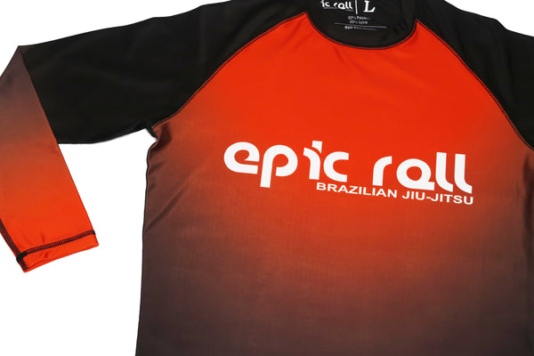 Faded Ranked Rash Guards (Black Belt)