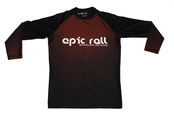 Faded Ranked Rash Guards (Brown Belt)