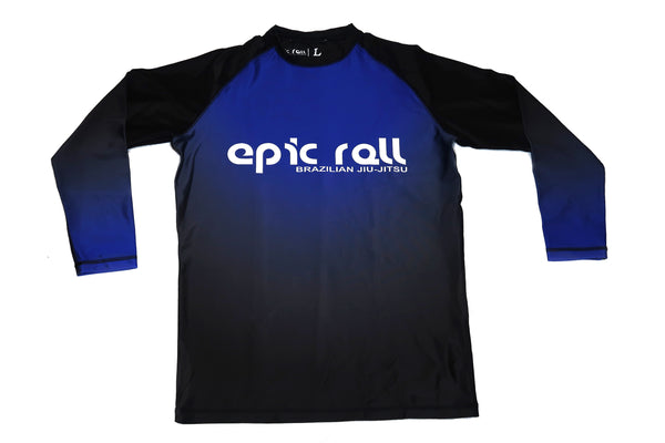 Faded Ranked Rash Guards (Blue Belt)