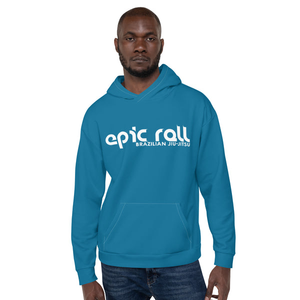 Epic Roll Hoodie (Classic Logo-Blue Wave)