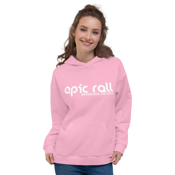 Epic Roll Hoodie (Classic Logo-Soft Pink)