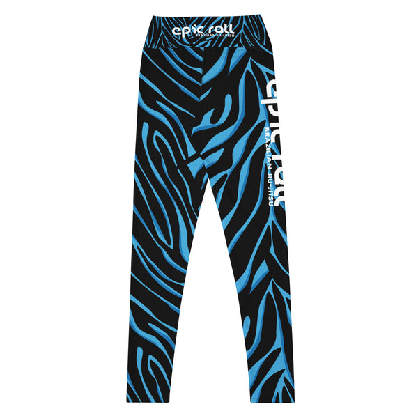 Women's Leggings (Blue Tiger)