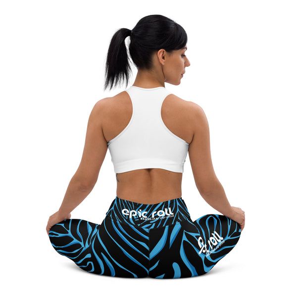 Women's Leggings (Blue Tiger)