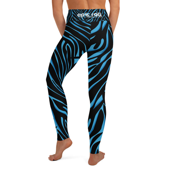 Women's Leggings (Blue Tiger)
