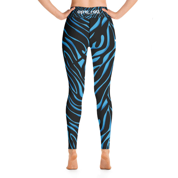 Women's Leggings (Blue Tiger)