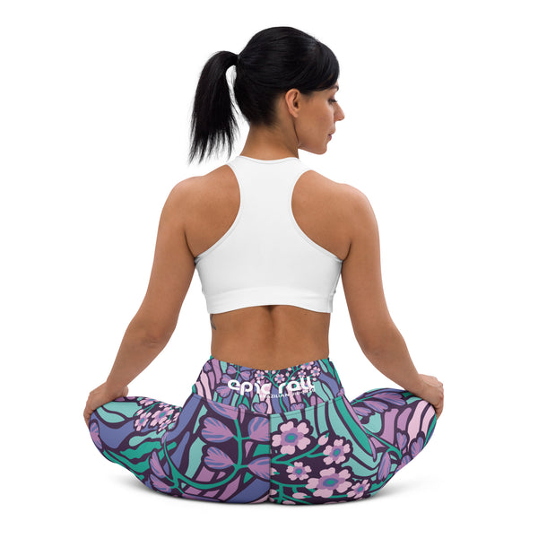 Women's Leggings (Wonderland Flowers)