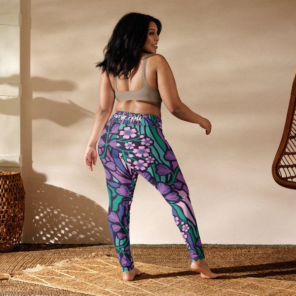 Women's Leggings (Wonderland Flowers)
