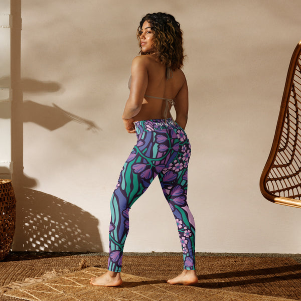 Women's Leggings (Wonderland Flowers)