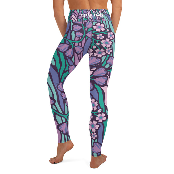 Women's Leggings (Wonderland Flowers)