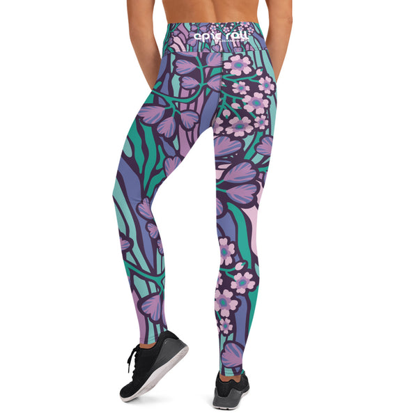Women's Leggings (Wonderland Flowers)