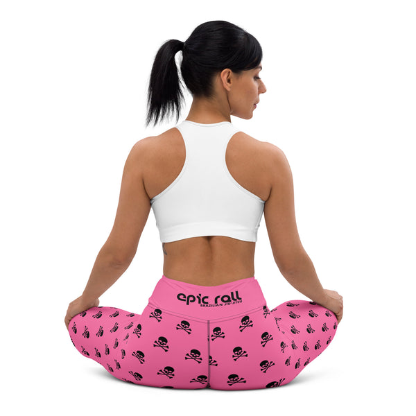 Women's Leggings (Pink Pirate)