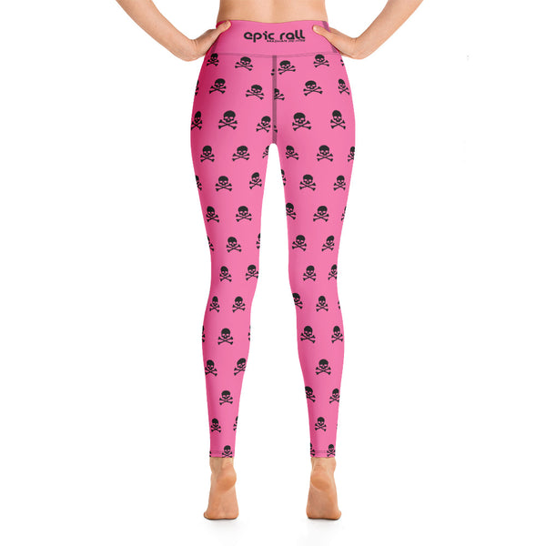 Women's Leggings (Pink Pirate)