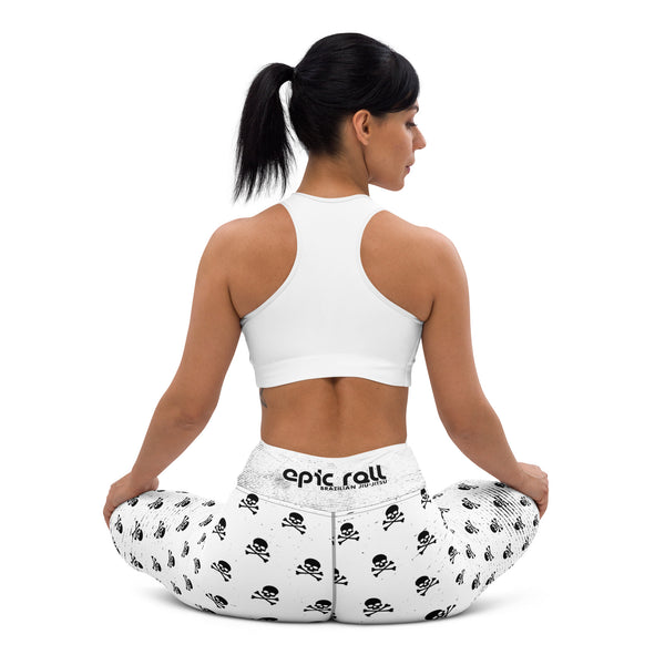 Women's Leggings (B&W Pirate)