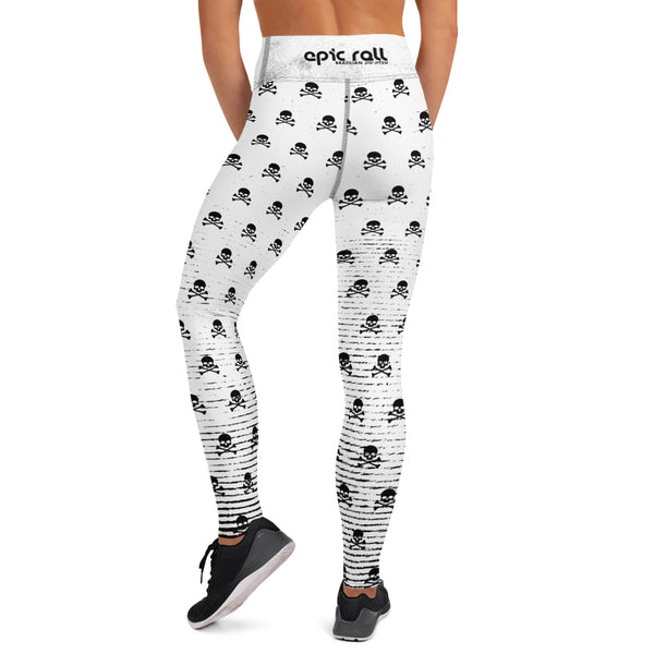 Women's Leggings (B&W Pirate)