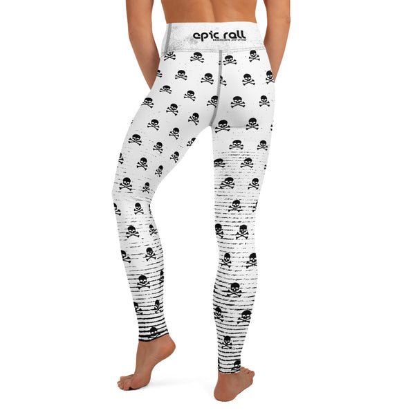Women's Leggings (B&W Pirate)