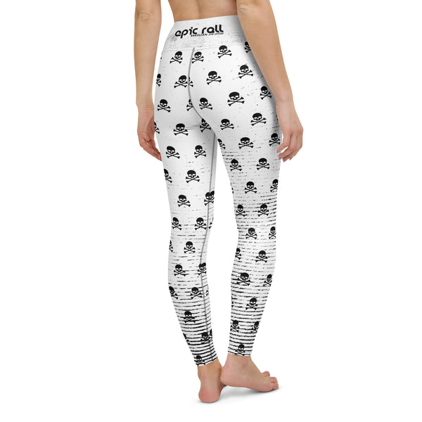 Women's Leggings (B&W Pirate)