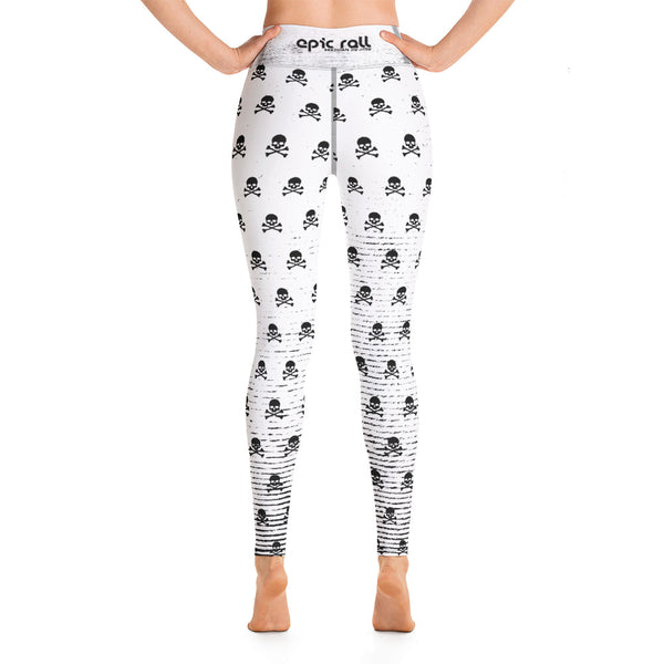 Women's Leggings (B&W Pirate)
