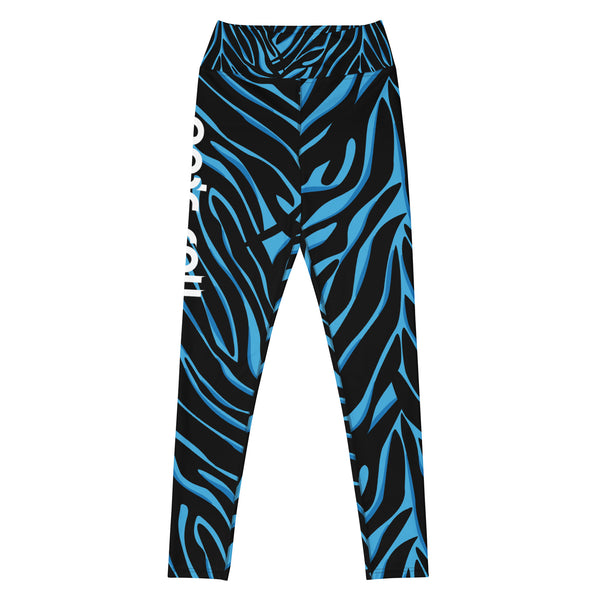 Women's Leggings (Blue Tiger)