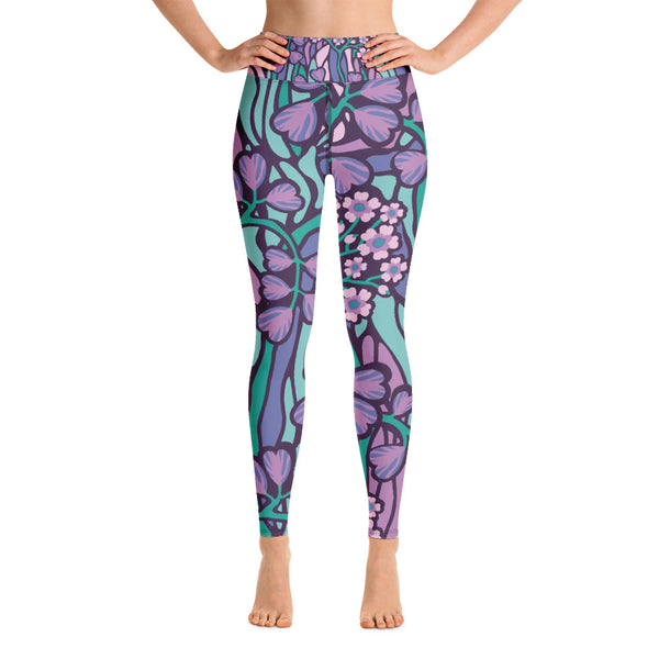 Women's Leggings (Wonderland Flowers)