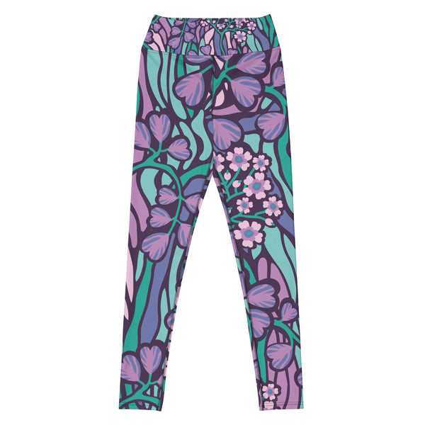 Women's Leggings (Wonderland Flowers)